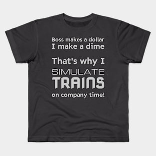 simulate trains Kids T-Shirt